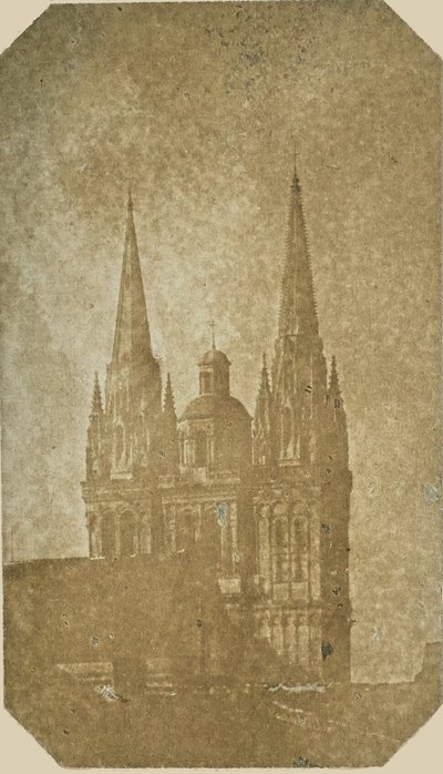 Spires of Saint Maurice Cathedral, Angers by Hippolyte Bayard