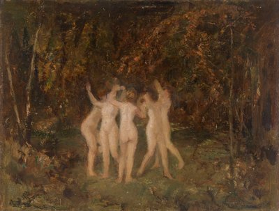 Nymphs in the Forest by Hippolyte Boulenger