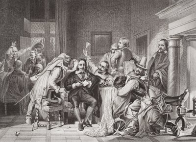 Charles I in the Guard Room Insulted by Oliver Cromwell