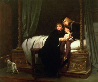 Edward V and the Duke of York in the Tower by Hippolyte Delaroche
