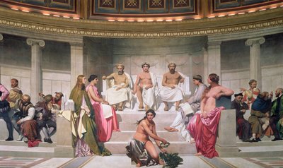 Hemicycle: Artists of All Ages (detail) by Hippolyte Delaroche