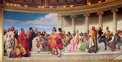Hemicycle: Artists of All Ages (detail) by Hippolyte Delaroche