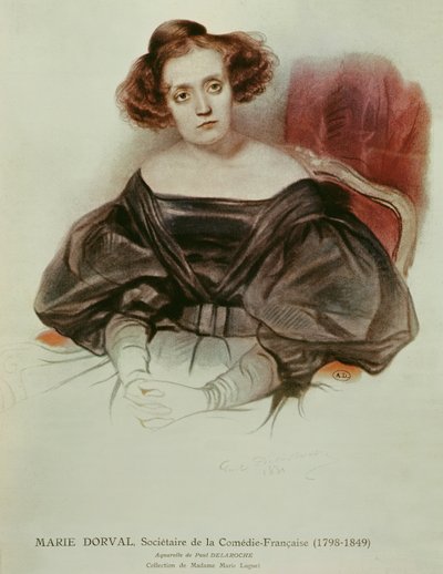 Marie Dorval in Costume, 1831 by Hippolyte Delaroche