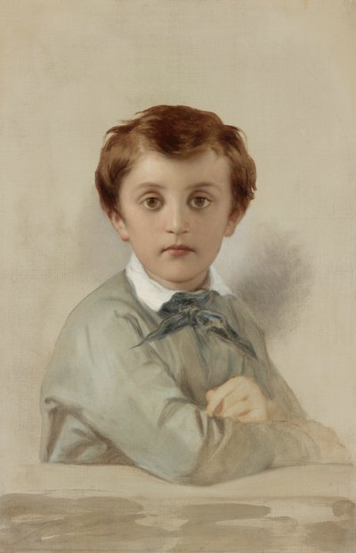 Portrait of Philippe-Grégoire Delaroche, the Artist’s Younger Son by Hippolyte Delaroche