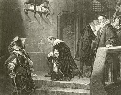 The Earl of Strafford Going to Execution by Hippolyte Delaroche