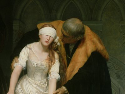 The Execution of Lady Jane Grey, 1833 (detail) by Hippolyte Delaroche