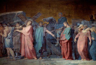 Christ carrying his cross (detail) by Hippolyte Flandrin