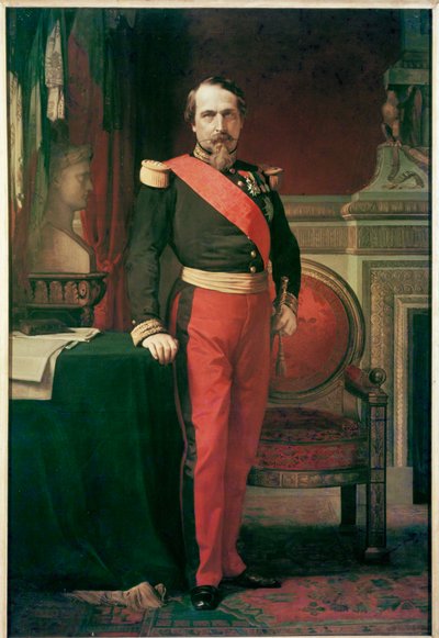 Napoleon III, Emperor by Hippolyte Flandrin