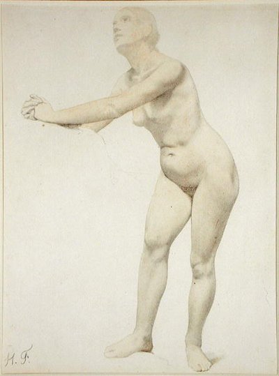 Nude by Hippolyte Flandrin