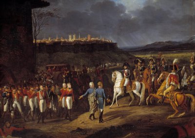 Campaign of Spain: Emperor Napoleon I in Astorga, Spain, ordering special care for English prisoners (detail) by Hippolyte Lecomte