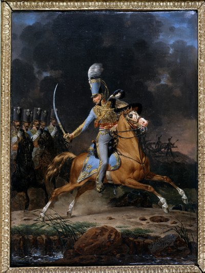 Colonel de Hussard circa 1815 - 1816. Collection The Soldiers of Yesteryear. Paris by Hippolyte Lecomte