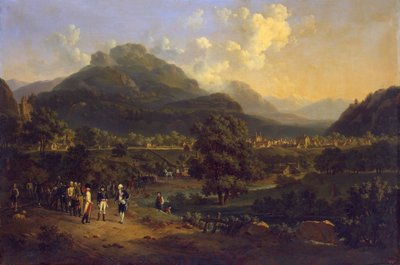 Meeting of Napoleon with the Ambassadors of the Austrian Emperor near Leoben Steiermark on 7 April by Hippolyte Lecomte
