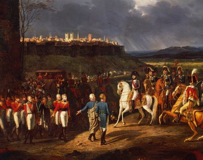 Napoleon Bonaparte Meeting with British Prisoners in Astorga, after the Battle of La Coruna by Hippolyte Lecomte