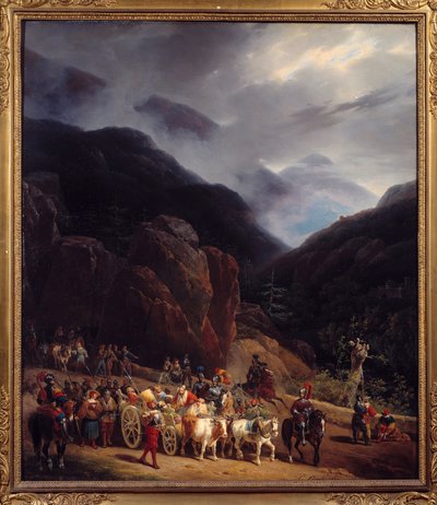 The return of the battle of Marignan by Hippolyte Lecomte