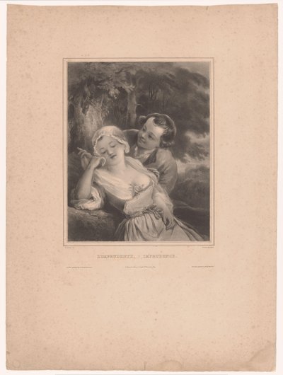 Girl with Young Lover (The Imprudent / Imprudence) by Hippolyte Louis Garnier