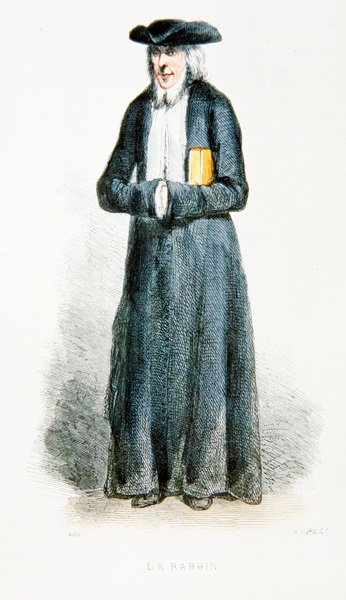 Le Rabbin, illustration from 