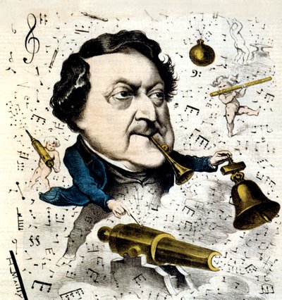 Gioacchino Rossini by Hippolyte Mailly