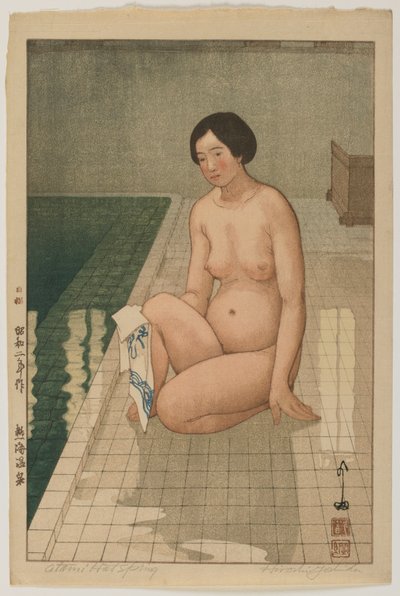 Atami Hot Spring, Showa Era by Hiroshi Yoshida