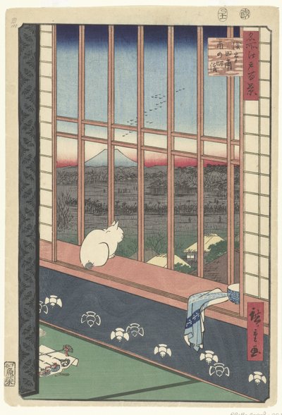 Asakusa Ricefields and Torinomachi Festival by Hiroshige (I) , Utagawa