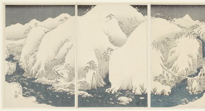 Mountains and Rivers Along the Kiso Route by Hiroshige (I) , Utagawa