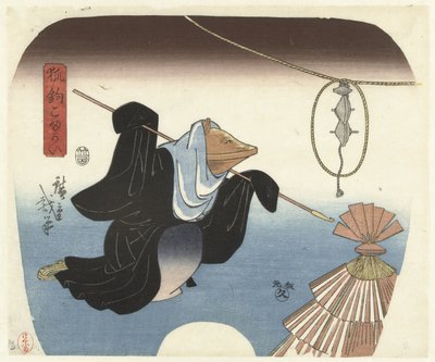 The Fox Trap by Hiroshige (I) , Utagawa