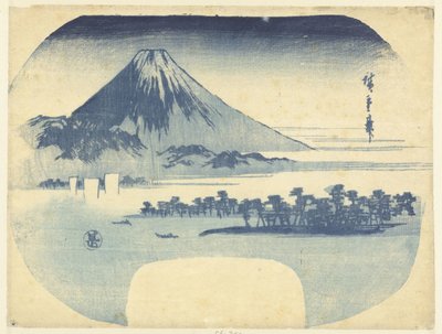 Fuji and the Pine Forest at Mio by Hiroshige (I) , Utagawa