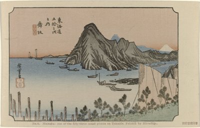 Maisaka (series title: The Tokaido of Hiroshige) by Hiroshige (I) , Utagawa