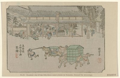 Kusatsu by Hiroshige (I) , Utagawa