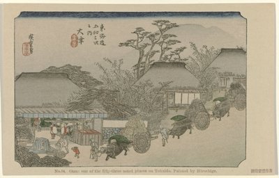 Otsu (No. 54. Otsu: One of the Fifty-Three Noted Places on Tokaido) by Hiroshige (I) , Utagawa