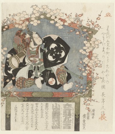 Votive with a Portrait of Bandō Mitsugorō III by Hiroshige (I) , Utagawa