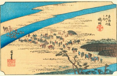 Shimada by Hiroshige