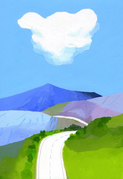 Mountain Skyline by Hiroyuki Izutsu