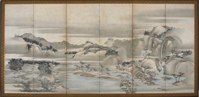 Landscapes of the Four Seasons: Spring and Summer, Edo period, late 18th-early 19th century by Hishikawa Sori