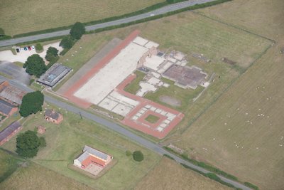 Wroxeter Roman city baths, Shropshire by Historic England
