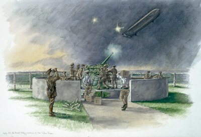Lodge Hill Battery, Chatham, Kent, World War I by Historic England Staff graphic artist