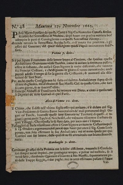 Gazzetta di Mantova - oldest Italian newspaper by Historic Object
