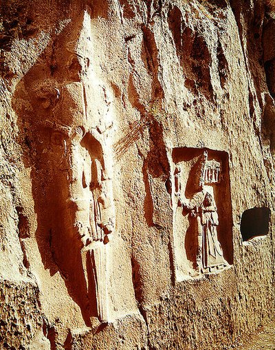 The Sword God and Tudhaliya IV Embraced by a God by Hittite