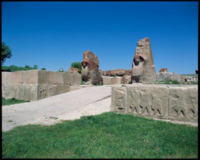 View of the Gate of the Sphinx by Hittite Hittite