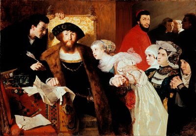 Christian II Signing the Death Warrant of Torben Oxe by Hjalmer Eilif Emanuel Peterssen
