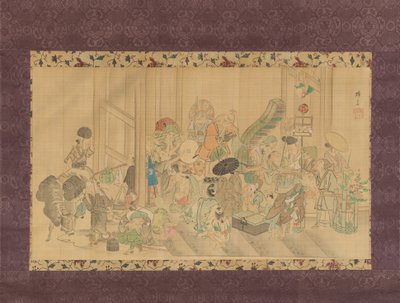 Taking Shelter from the Rain by Hokuba