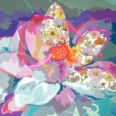 Floral Abstract #10 by Holly Boruck