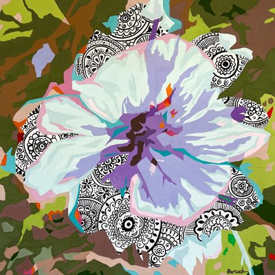 Floral Abstract #4 by Holly Boruck