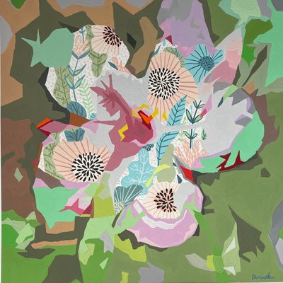 Floral Abstract #5 by Holly Boruck