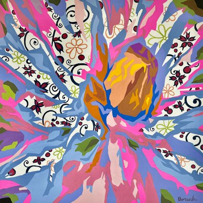 Floral Abstract #6, 2023 by Holly Boruck