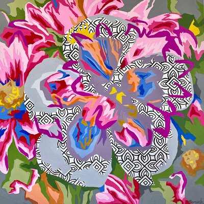 Floral Abstract #8, 2023 by Holly Boruck