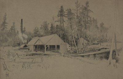 Sawmill by Homer Dodge Martin