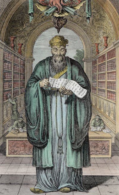 Kong-Fu-Tse, or Confucius, the Most Celebrated Philosopher of China, Engraved by Henry Fletcher by Honbleau