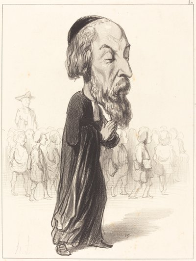 A. Fréd. Pierre Count of Falloux by Honoré Daumier