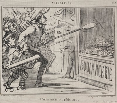 Actualities (No. 557): The Insurrection of the Pastry-Cooks by Honoré Daumier
