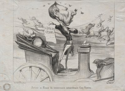 Actualities (No. 81): The Arrival in Alsace of the Extraordinary Commissioner, Coco Romieu by Honoré Daumier